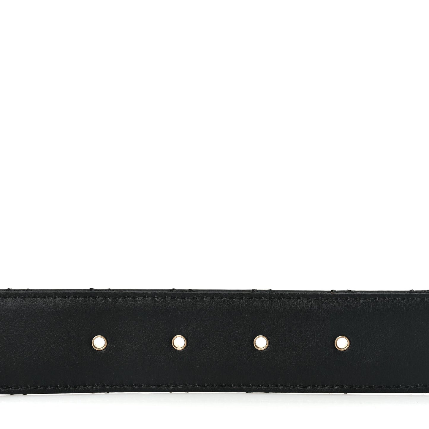 Chanel Calfskin Quilted CC Chain Belt 95 38 Black