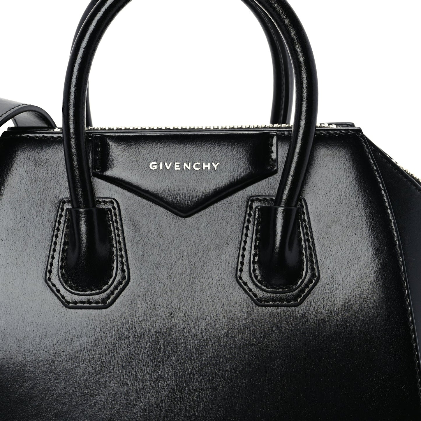 Givenchy Shiny Lord Calfskin Small Antigona Black