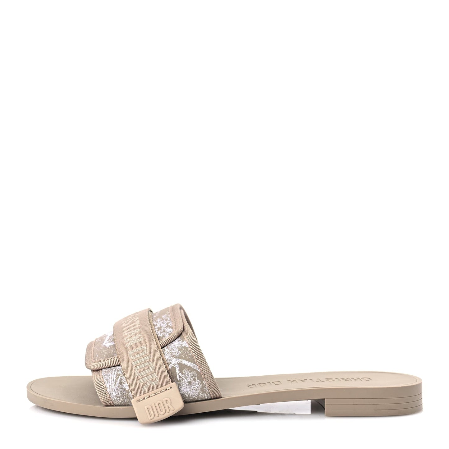 Christian Dior Cotton Toile De Jouy Dioriviera Dio(r)evolution Slide 40 Beige