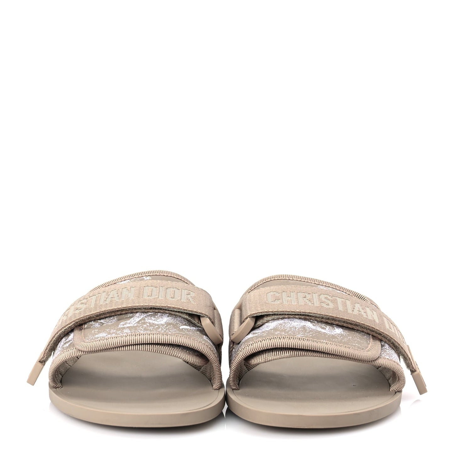 Christian Dior Cotton Toile De Jouy Dioriviera Dio(r)evolution Slide 40 Beige