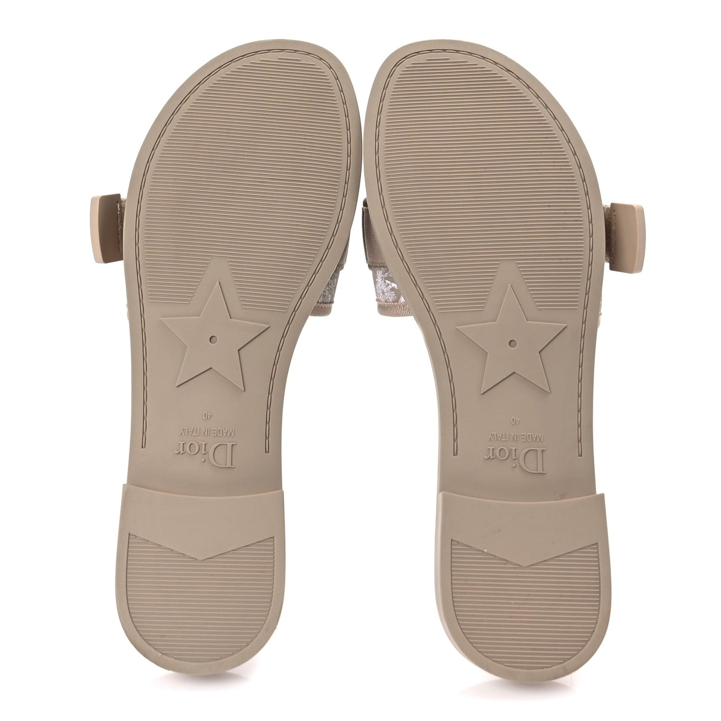 Christian Dior Cotton Toile De Jouy Dioriviera Dio(r)evolution Slide 40 Beige