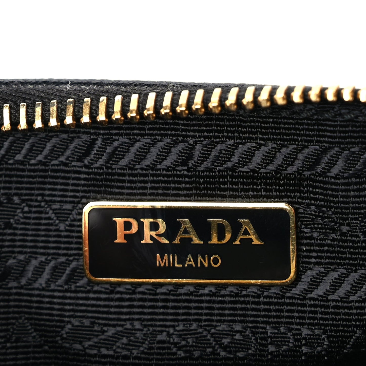 Prada Saffiano Lux Re-Edition 2000 Shoulder Bag Black