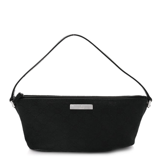 Gucci Monogram Boat Pochette Black