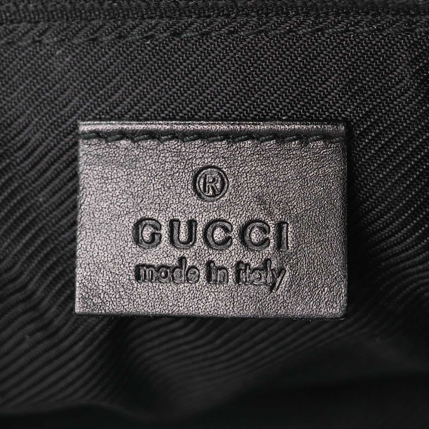 Gucci Monogram Boat Pochette Black