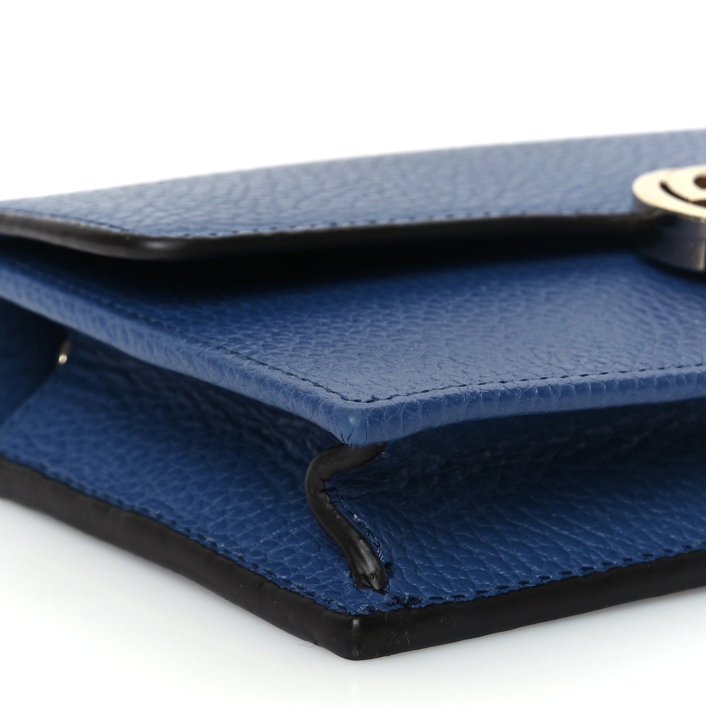 Gucci Dollar Calfskin Interlocking G Chain Wallet  Caspian