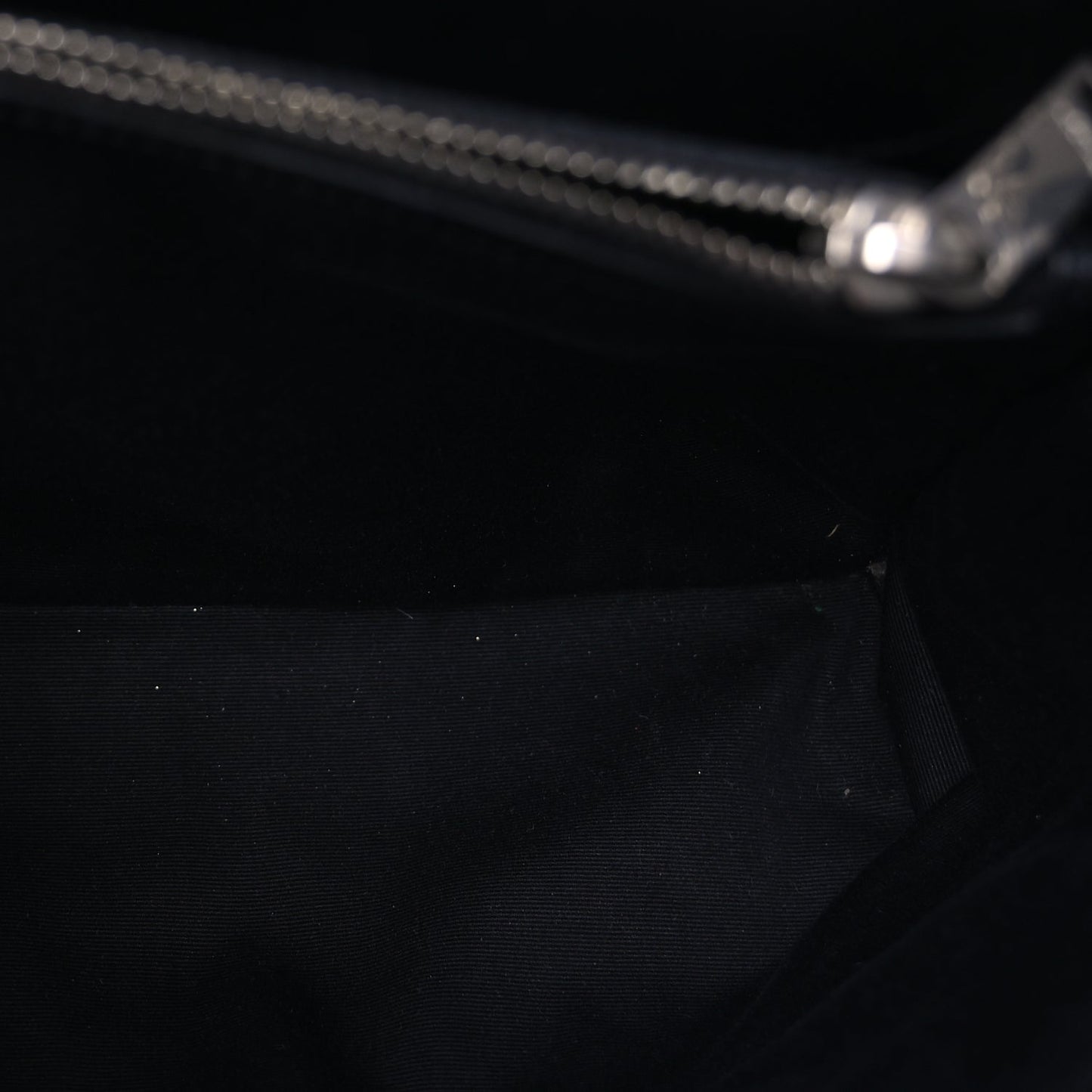 Saint Laurent Calfskin Y Quilted Monogram Medium Loulou Chain Satchel Black