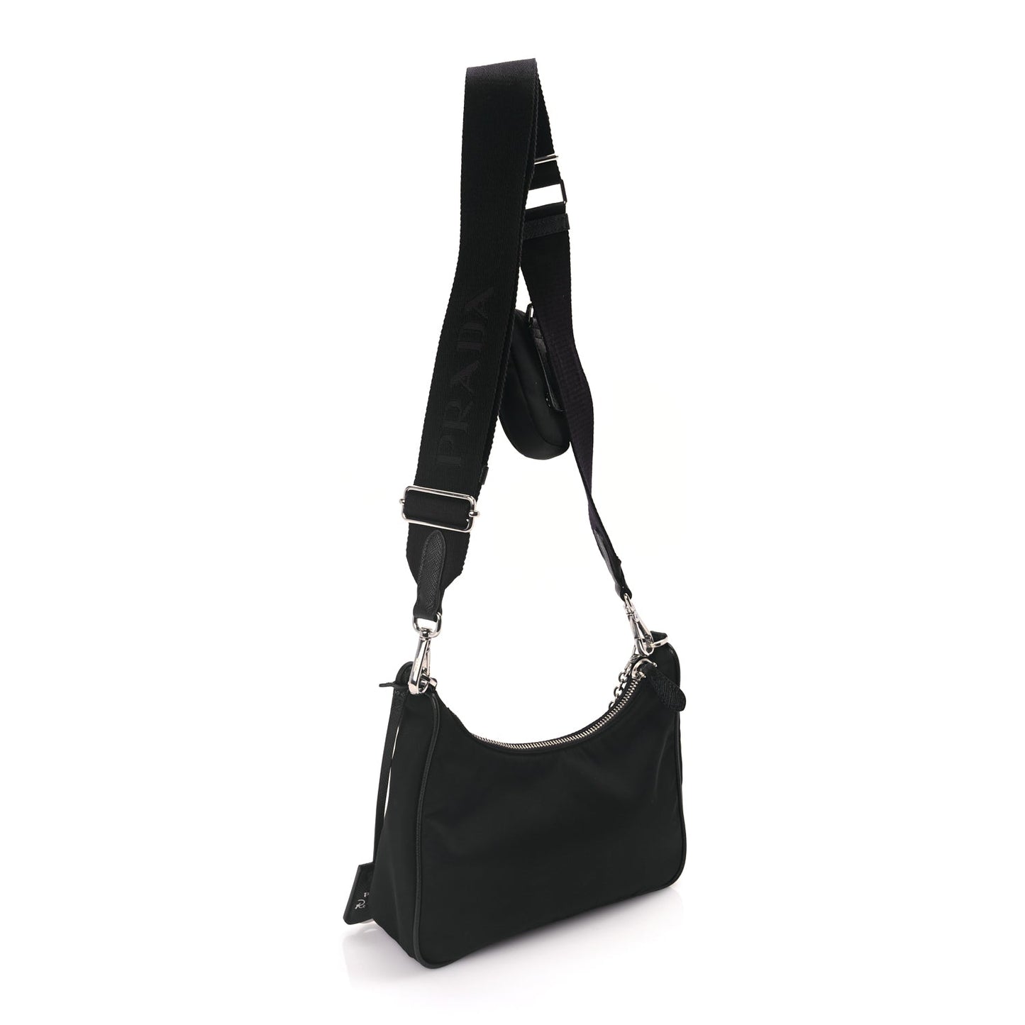 Prada Nylon Re-Edition 2005 Shoulder Bag Black