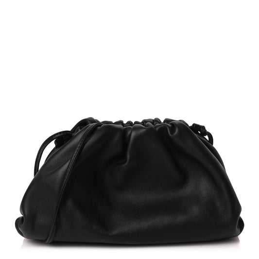 Bottega Veneta Butter Calfskin The Mini Pouch Black