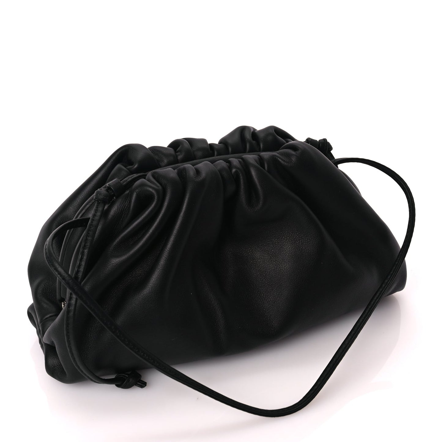 Bottega Veneta Butter Calfskin The Mini Pouch Black