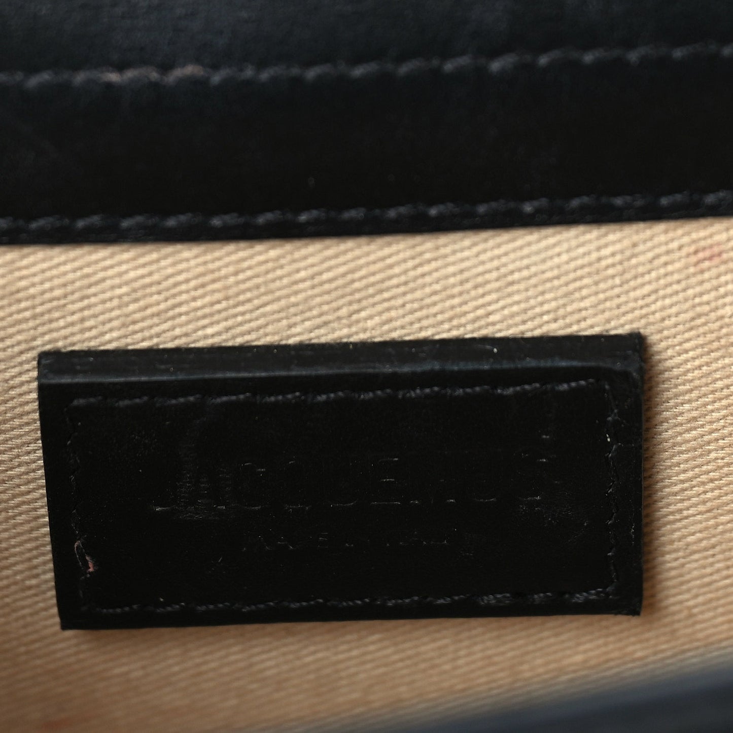 Jacquemus Smooth Calfskin Le Bambino Black