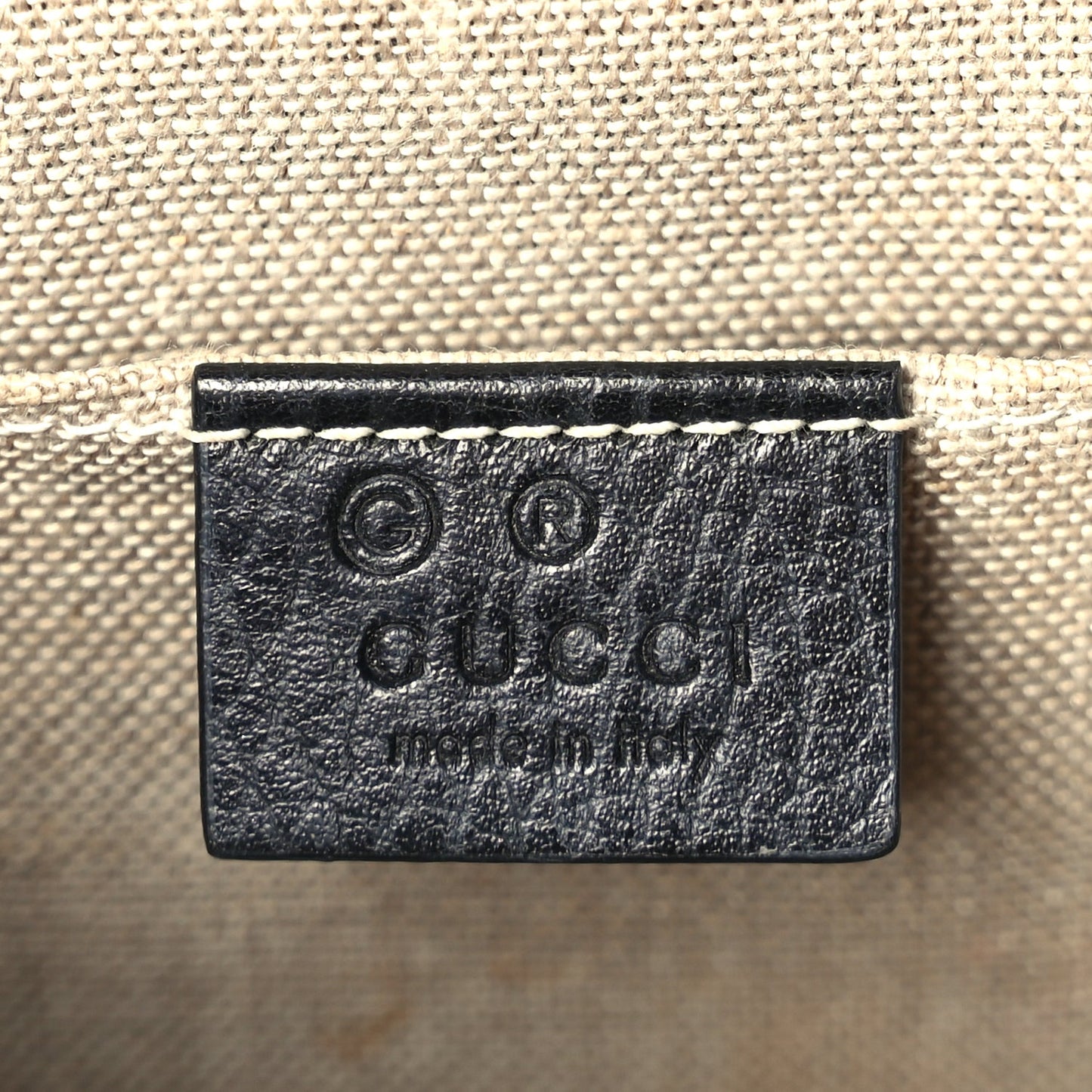 Gucci Dollar Calfskin Small Interlocking G Shoulder Bag Black