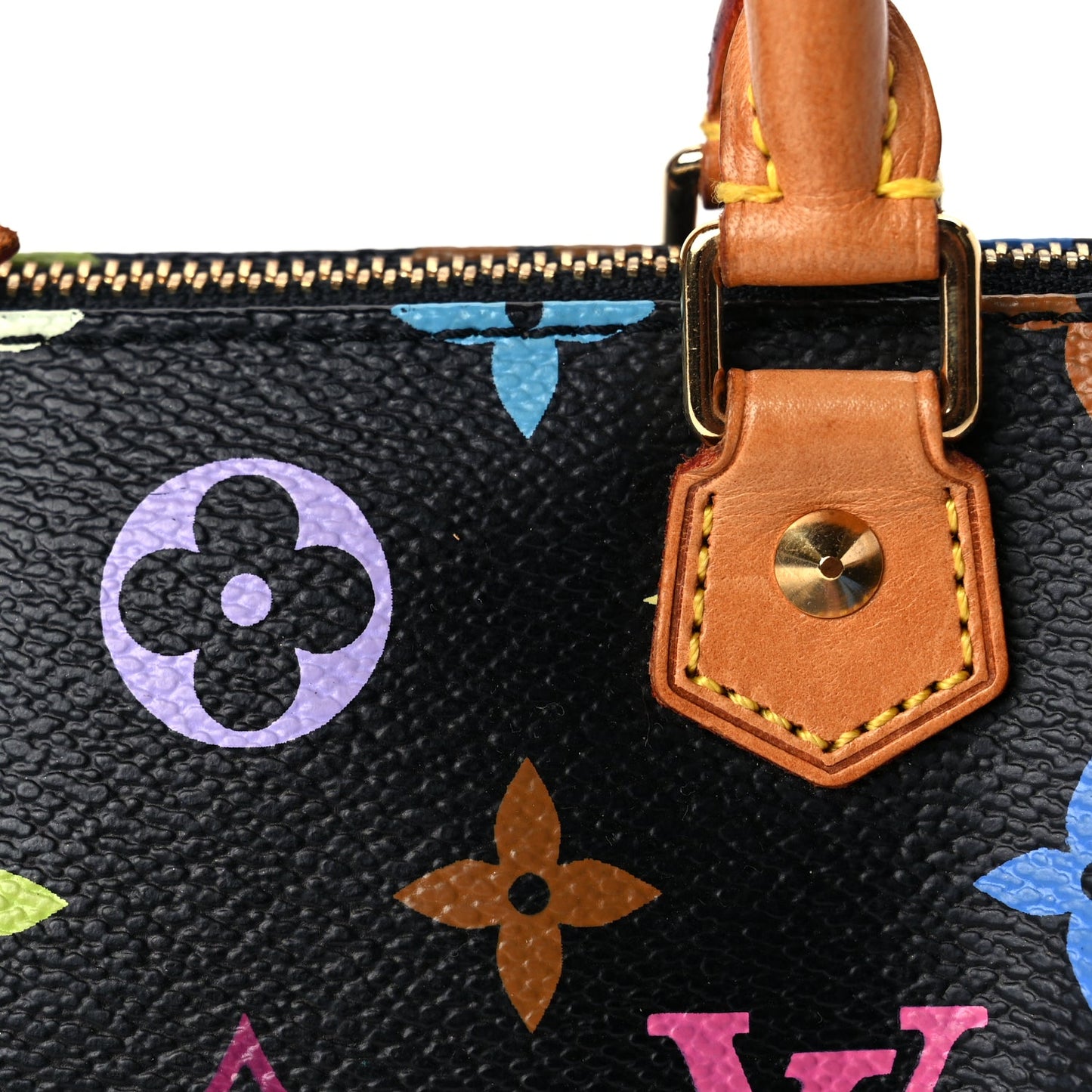 Louis Vuitton Monogram Multicolor Mini Sac HL Speedy Black