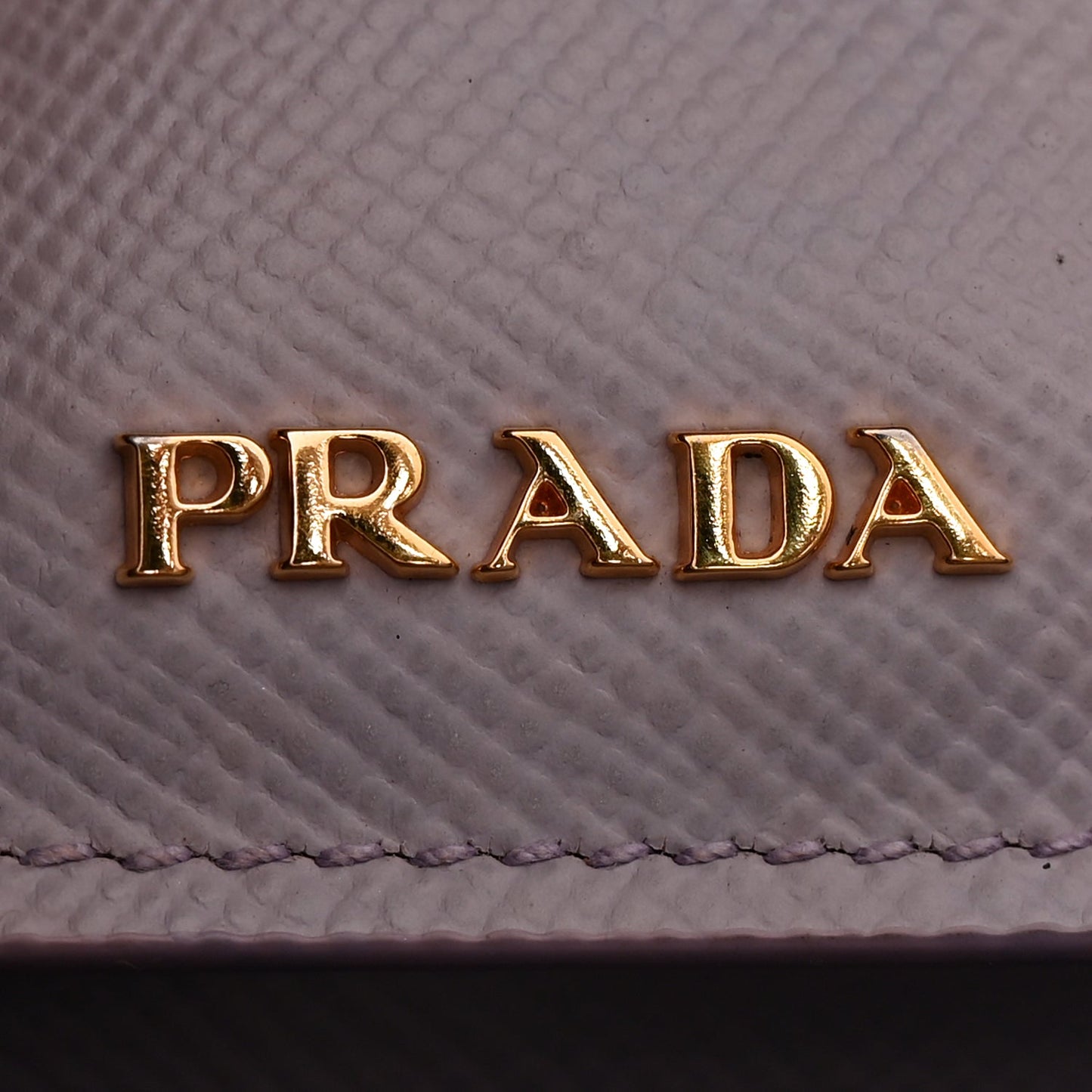 Prada Saffiano Cuir Small Double Bag Glicine