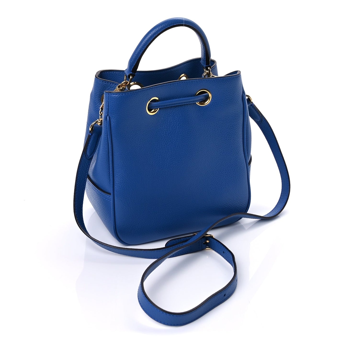Mulberry Small Classic Grain Small Hampstead  Porcelain Blue