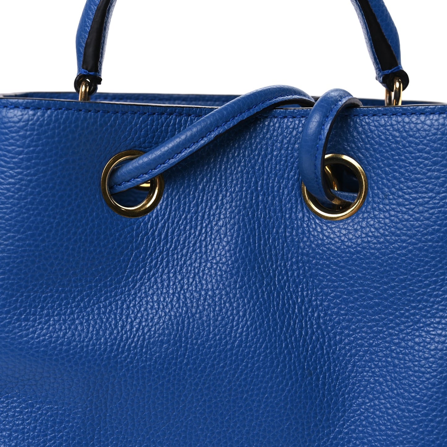 Mulberry Small Classic Grain Small Hampstead  Porcelain Blue
