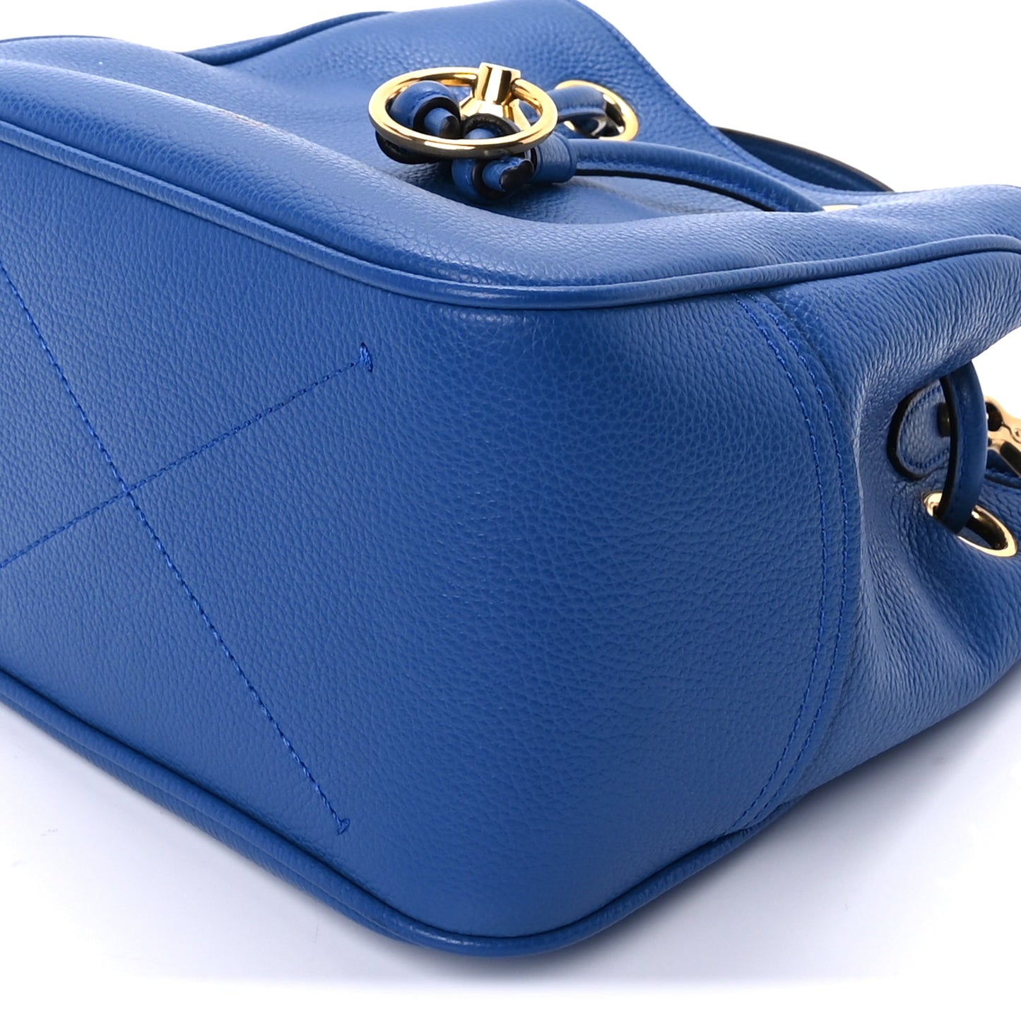 Mulberry Small Classic Grain Small Hampstead  Porcelain Blue