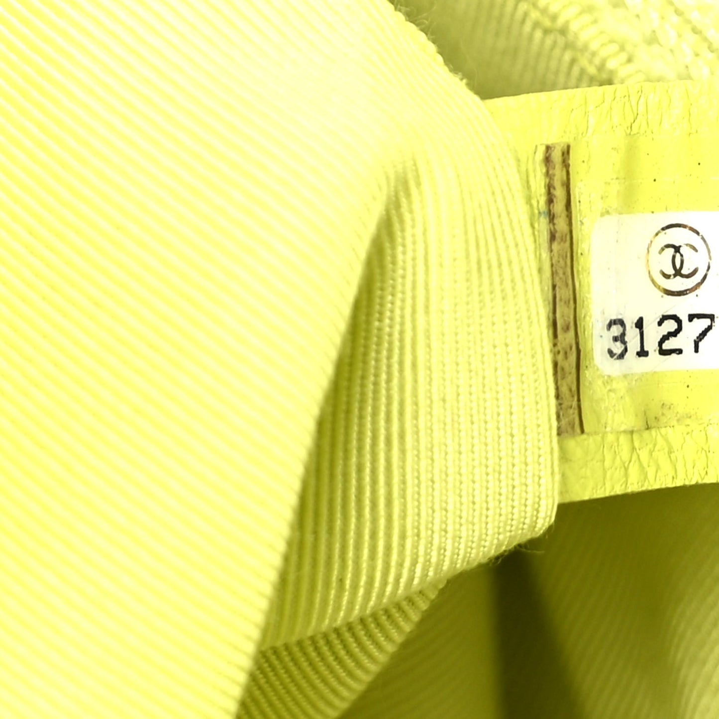 Chanel Shiny Lambskin Quilted Medium Chanel 19 Flap  Neon Yellow