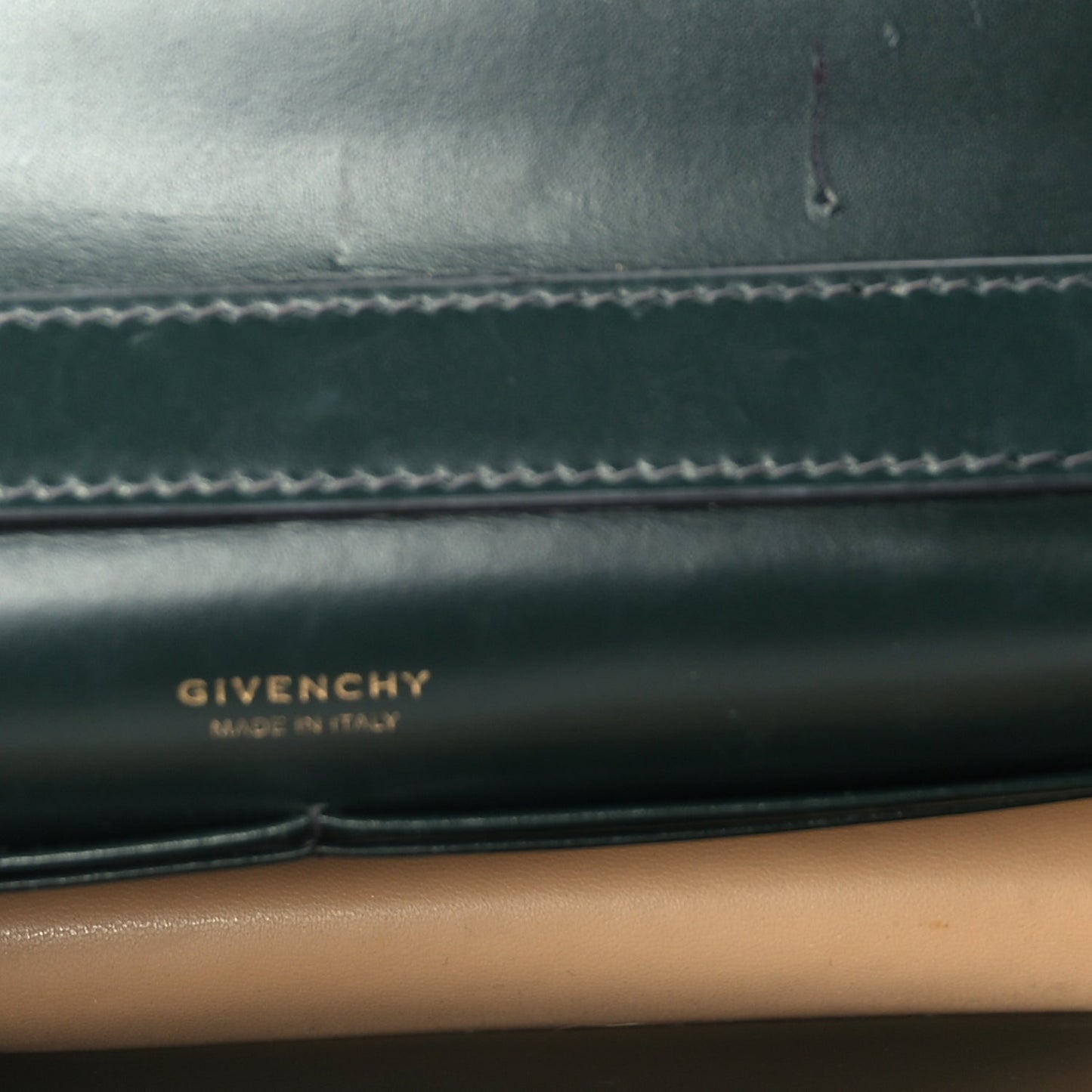 Givenchy Calfskin Small 4G Chain Shoulder Bag Green