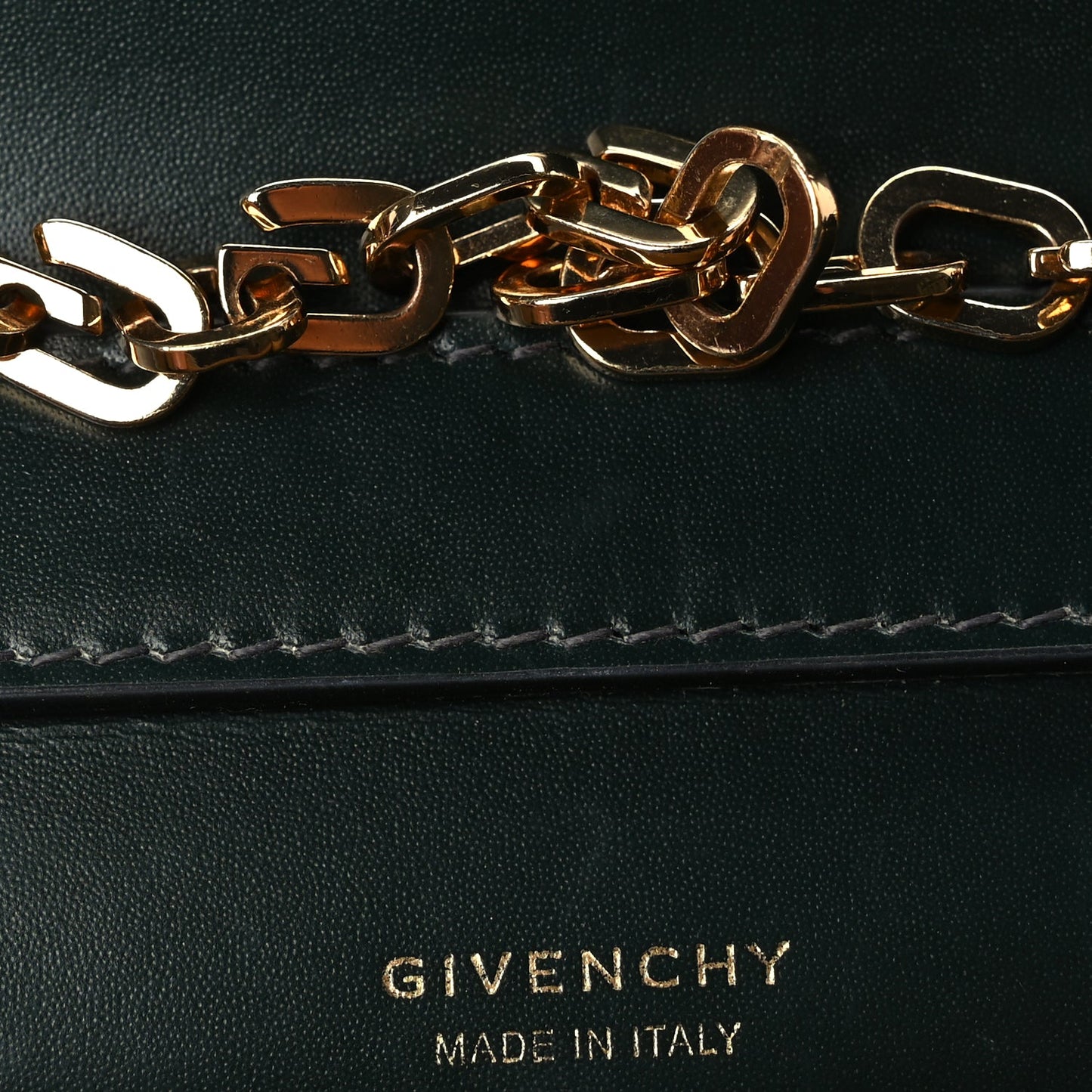 Givenchy Calfskin Small 4G Chain Shoulder Bag Green