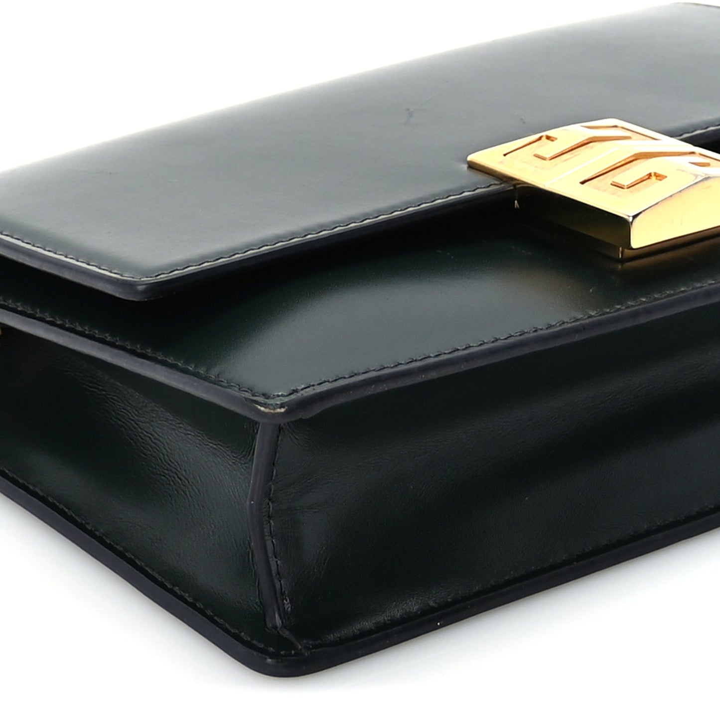 Givenchy Calfskin Small 4G Chain Shoulder Bag Green