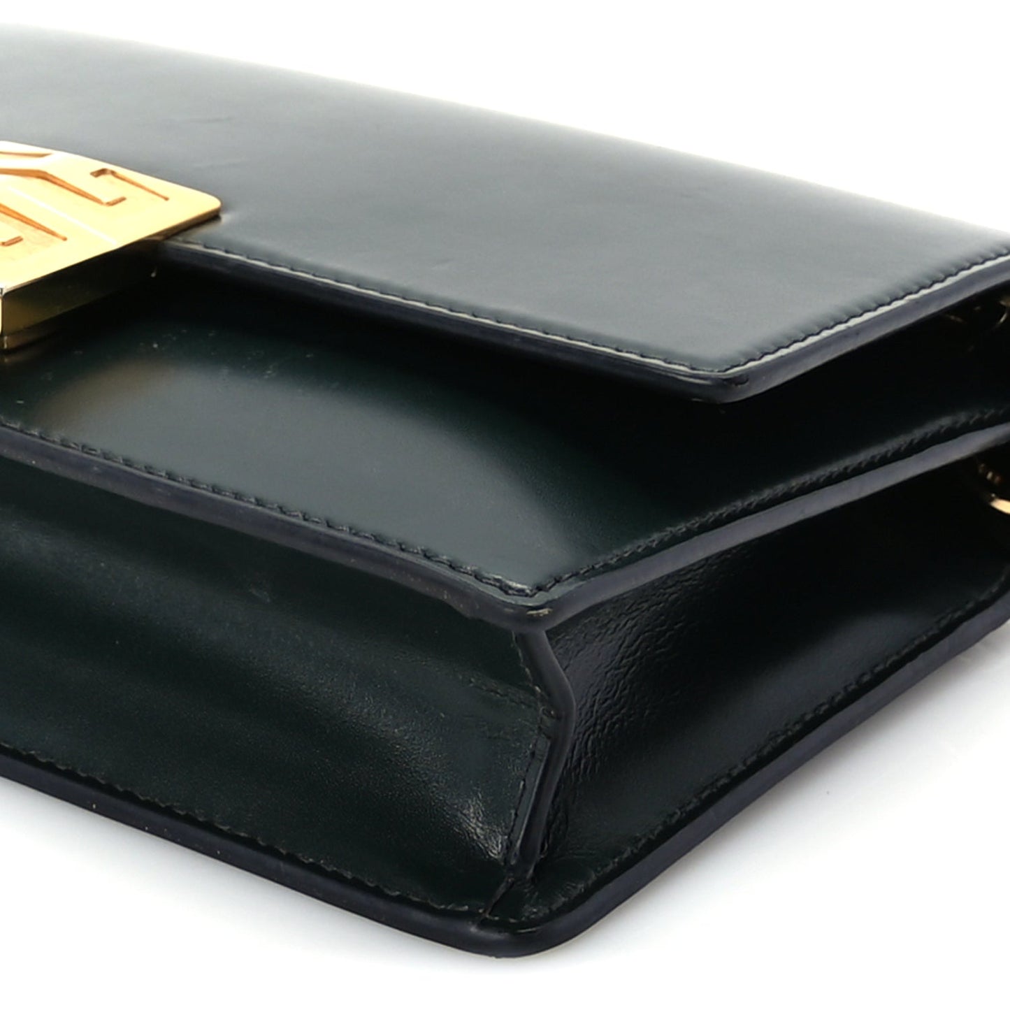 Givenchy Calfskin Small 4G Chain Shoulder Bag Green