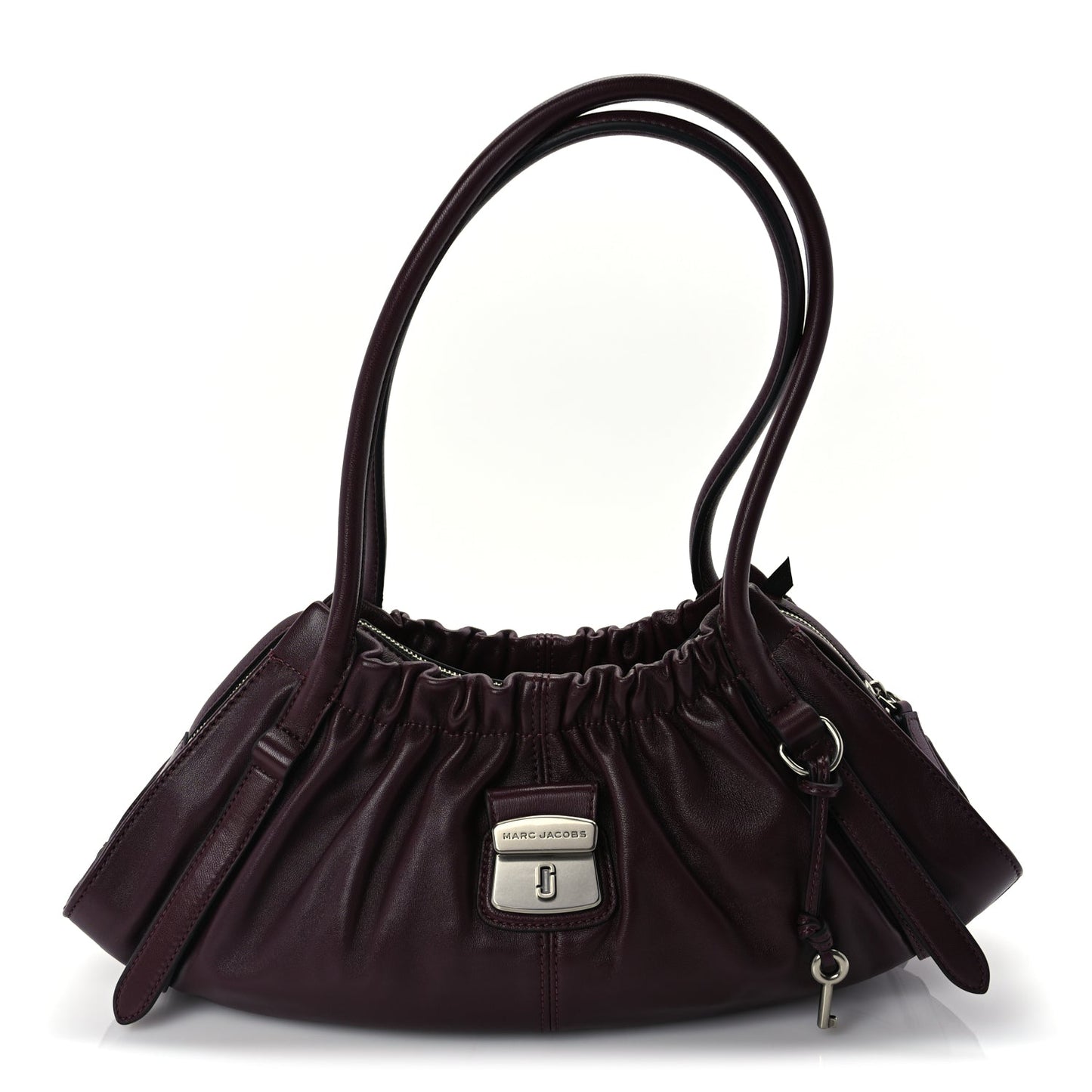 Marc Jacobs Calfskin Medium The Cristina Satchel Dark Red