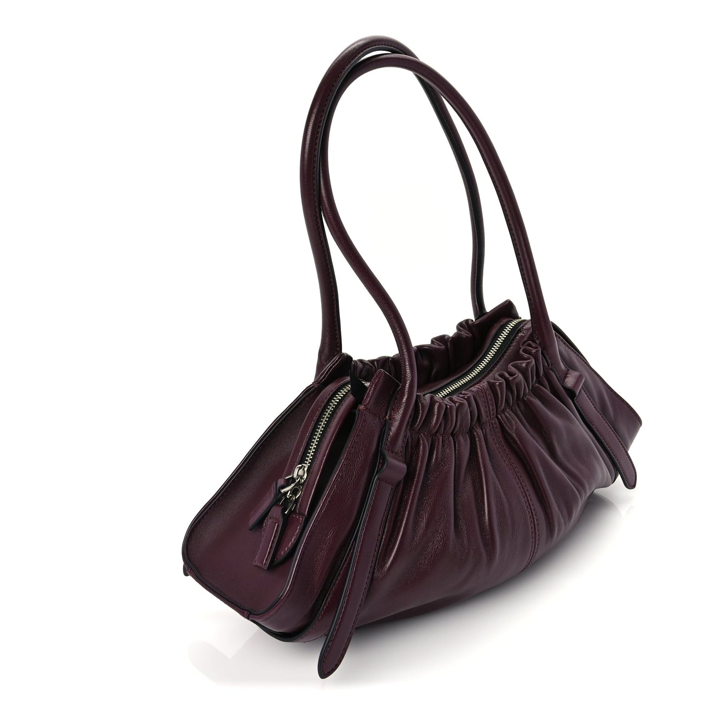 Marc Jacobs Calfskin Medium The Cristina Satchel Dark Red