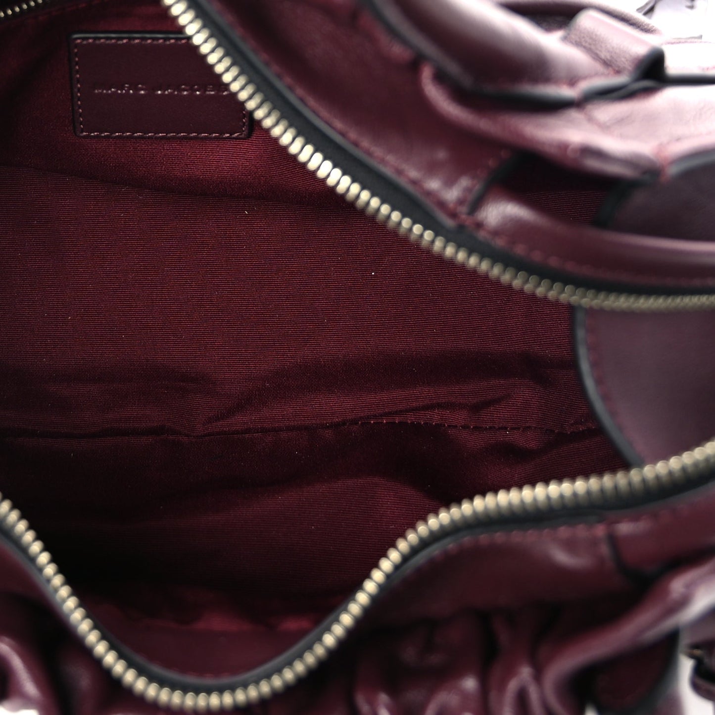Marc Jacobs Calfskin Medium The Cristina Satchel Dark Red