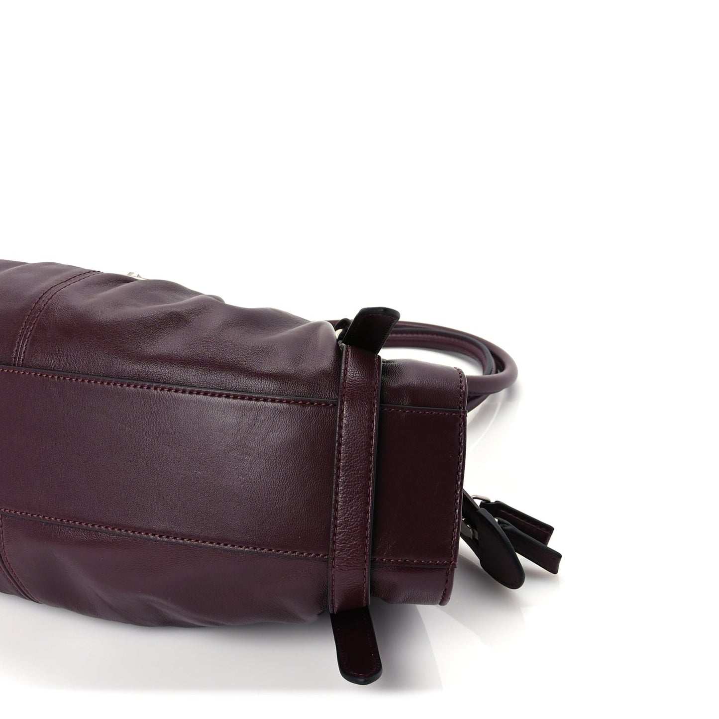 Marc Jacobs Calfskin Medium The Cristina Satchel Dark Red