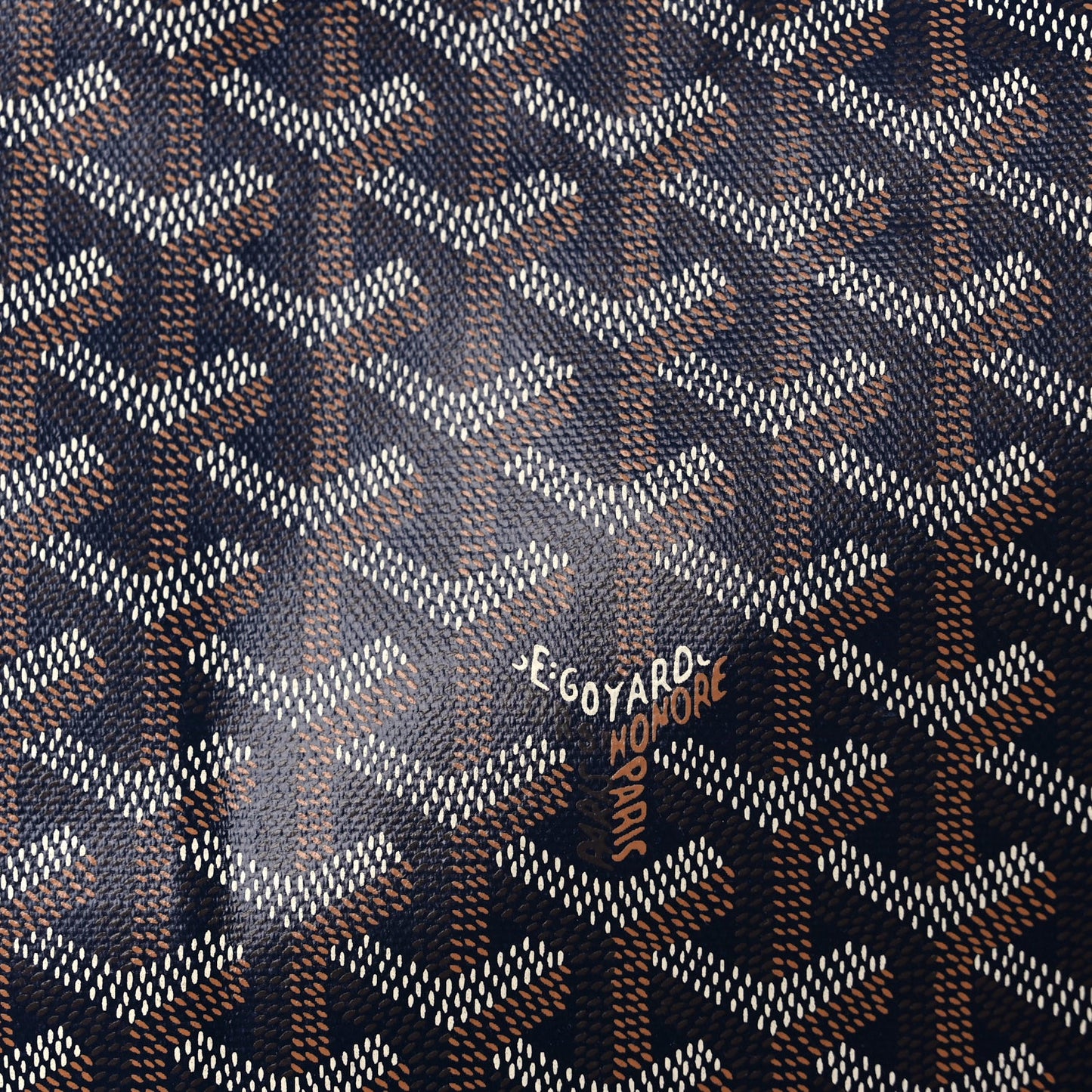 Goyard Goyardine Calfskin Cisalpin Backpack Navy
