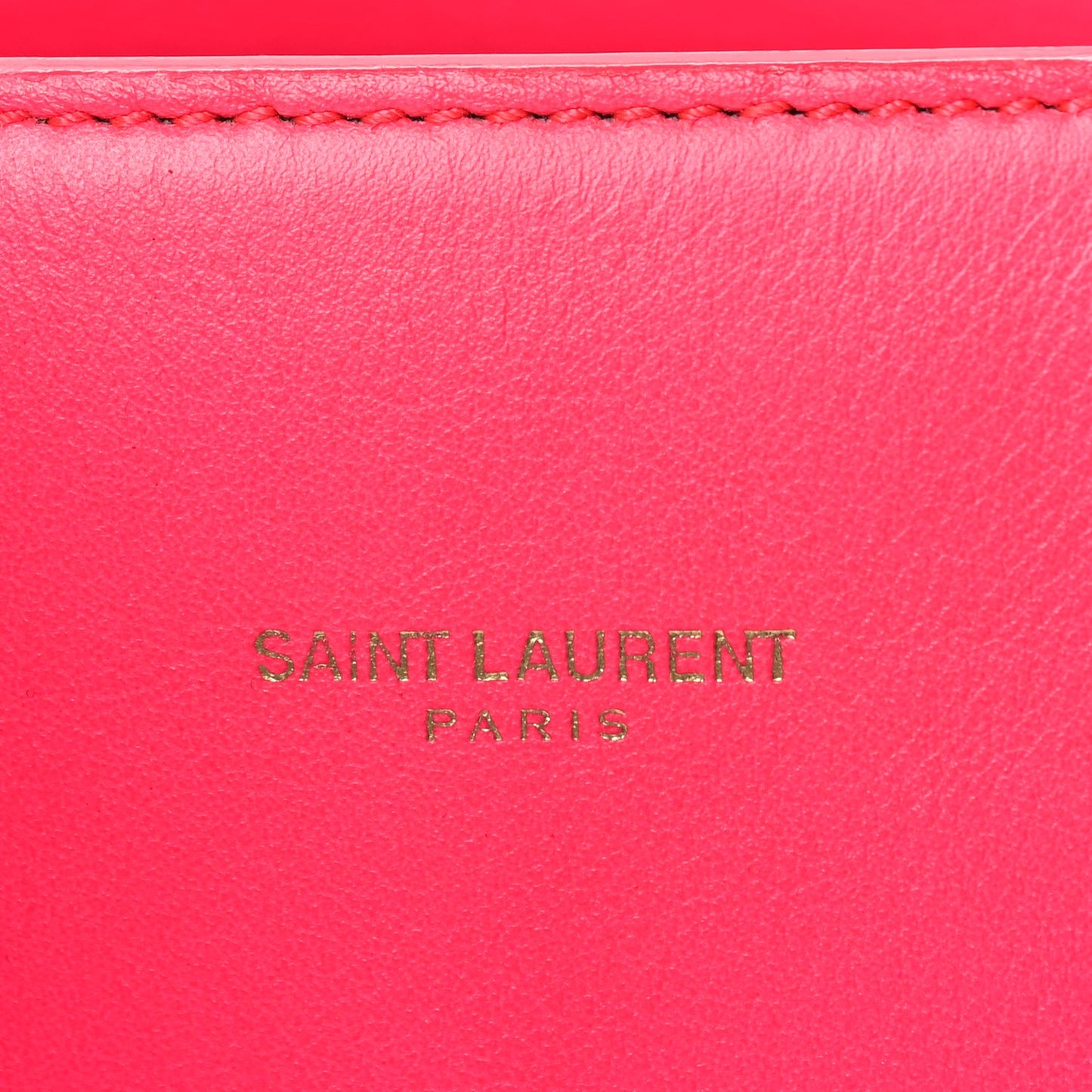 Saint Laurent Calfskin Nano Sac De Jour Lipstick Fuchsia