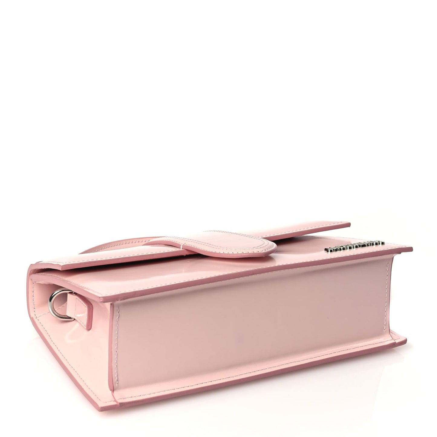 Jacquemus Glazed Calfskin Le Grand Bambino Pink