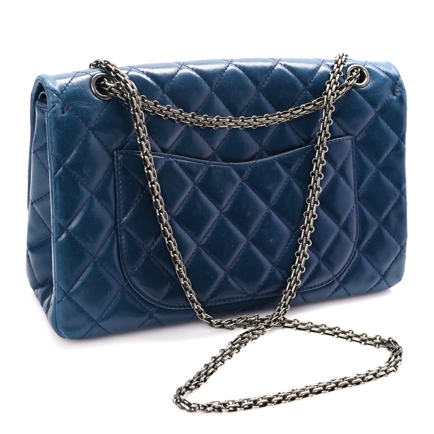 Chanel Lambskin Quilted 2.55 Reissue 226 Flap Blue
