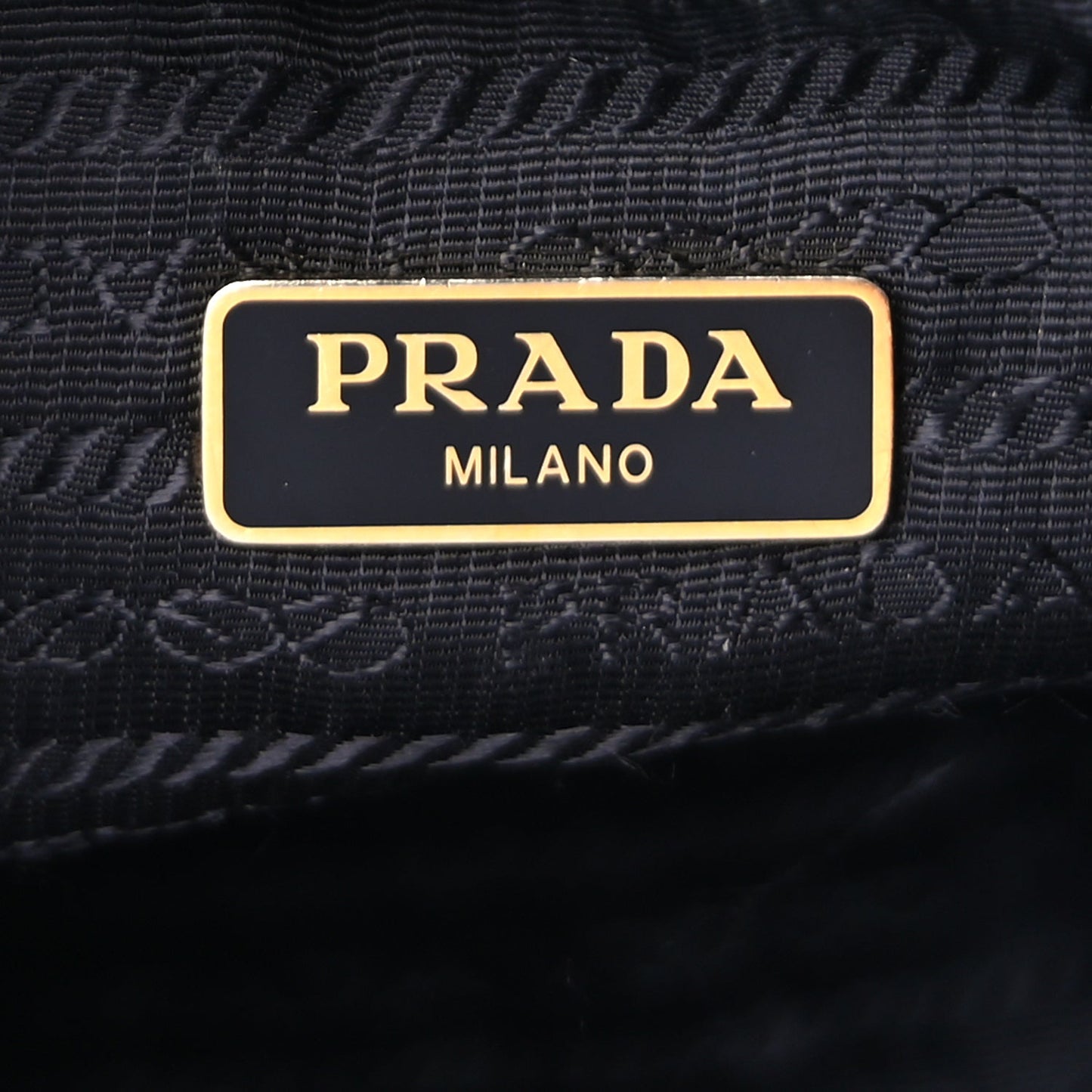 Prada Nylon Vela Saffiano Mini Bucket Crossbody Bag  Black