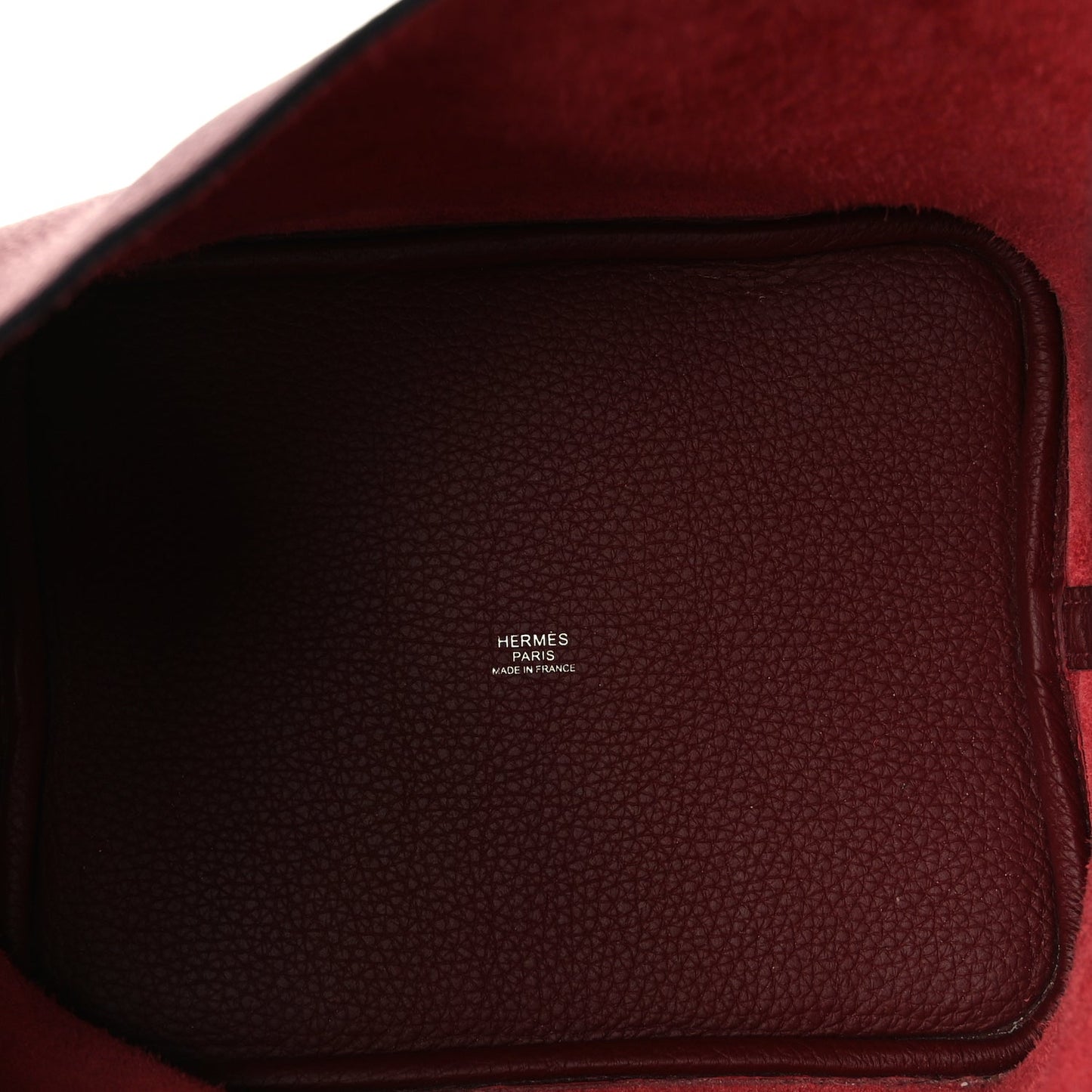 Hermes Taurillon Clemence Picotin Lock 22 MM  Rouge H