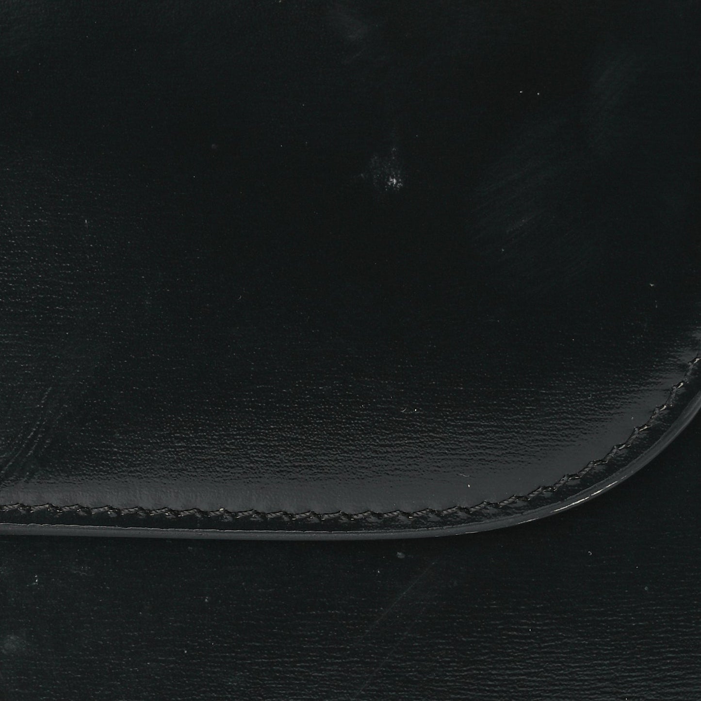 Celine Shiny Calfskin Medium Triomphe Black