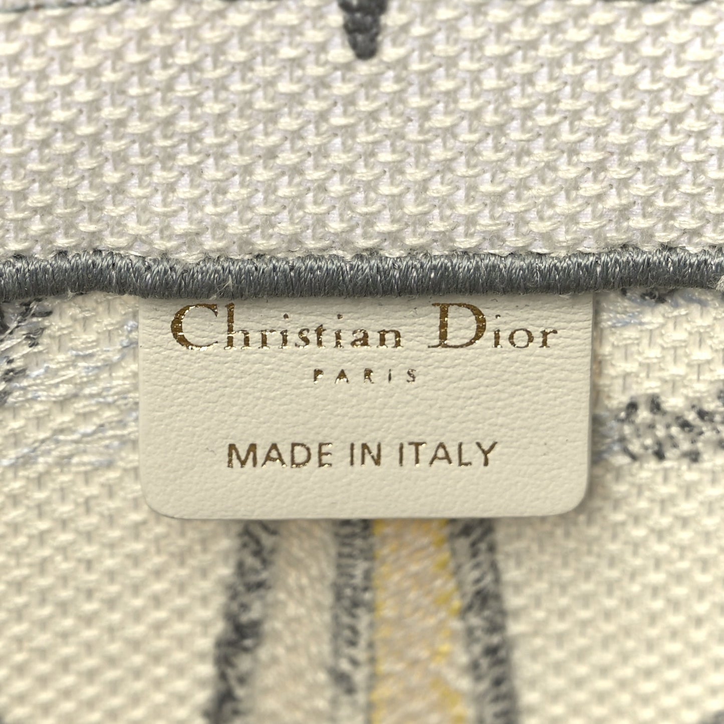 Christian Dior Canvas Embroidered Large Rêve d'Infini Book Tote Multicolor