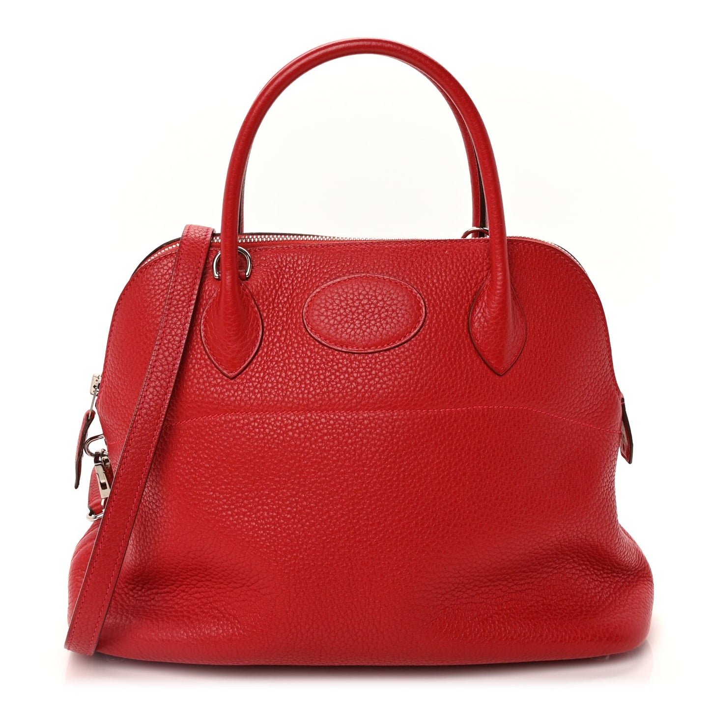 Hermes Taurillon Clemence Bolide 31 Rouge Casaque