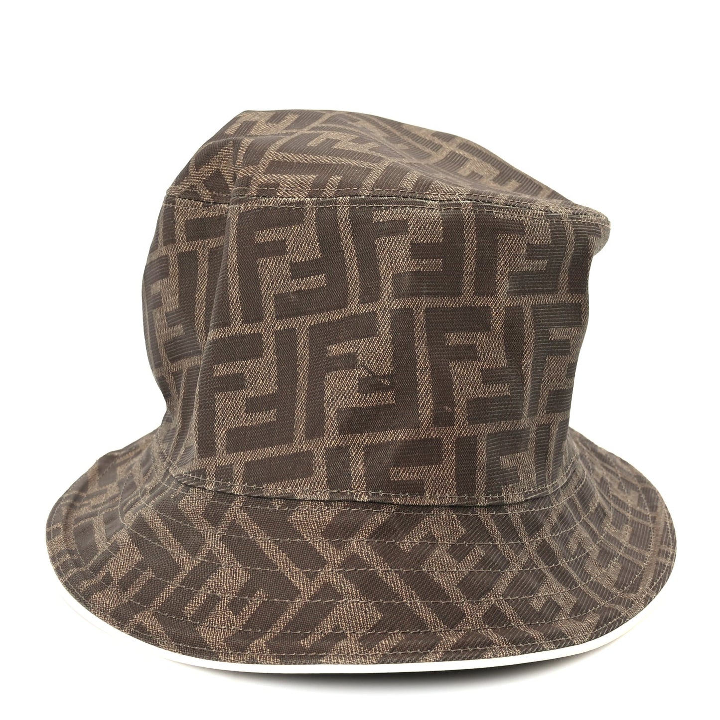Fendi FENDI Technical Fabric FF Reversible Bucket Hat L Tobacco Beige