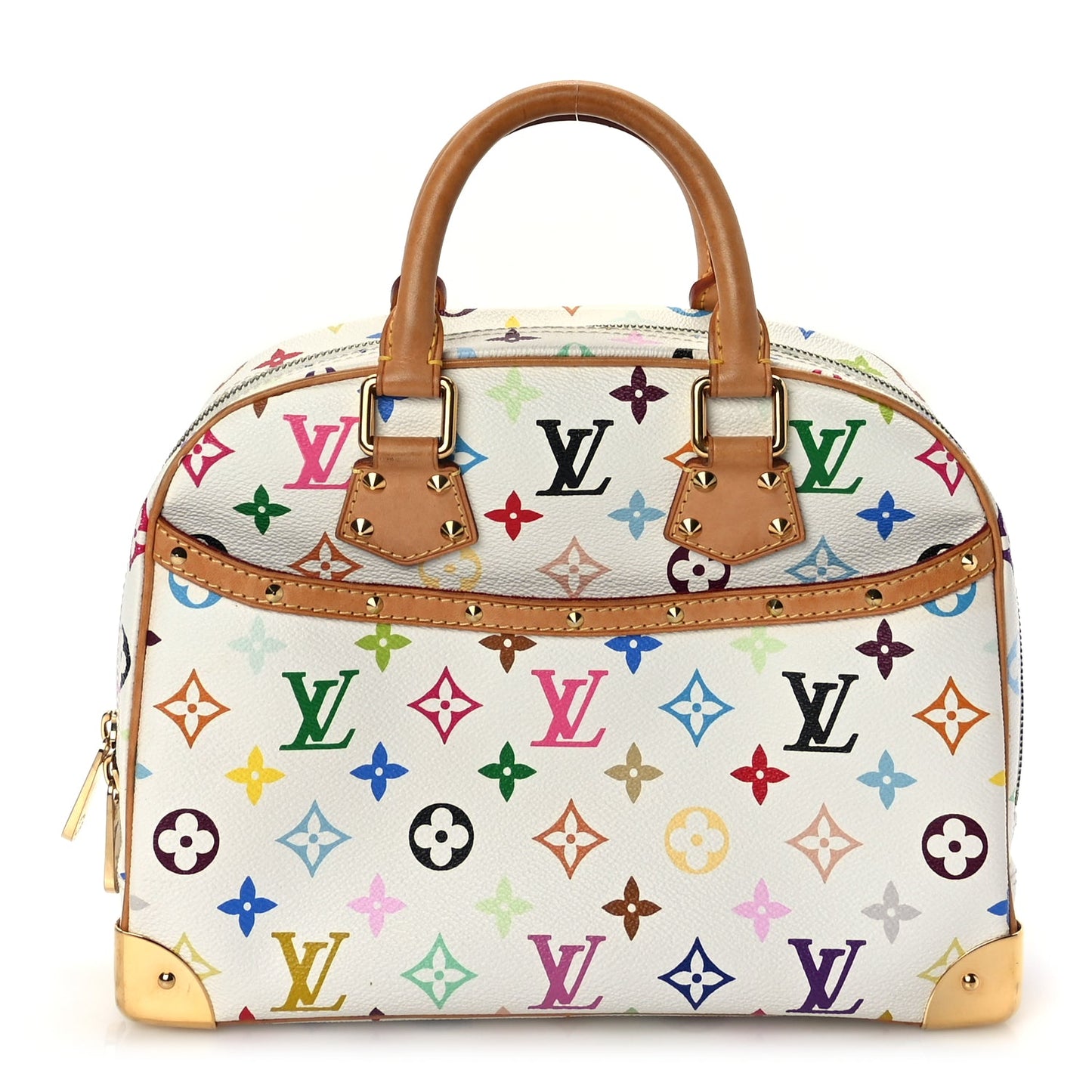 Louis Vuitton Monogram Multicolor Trouville White