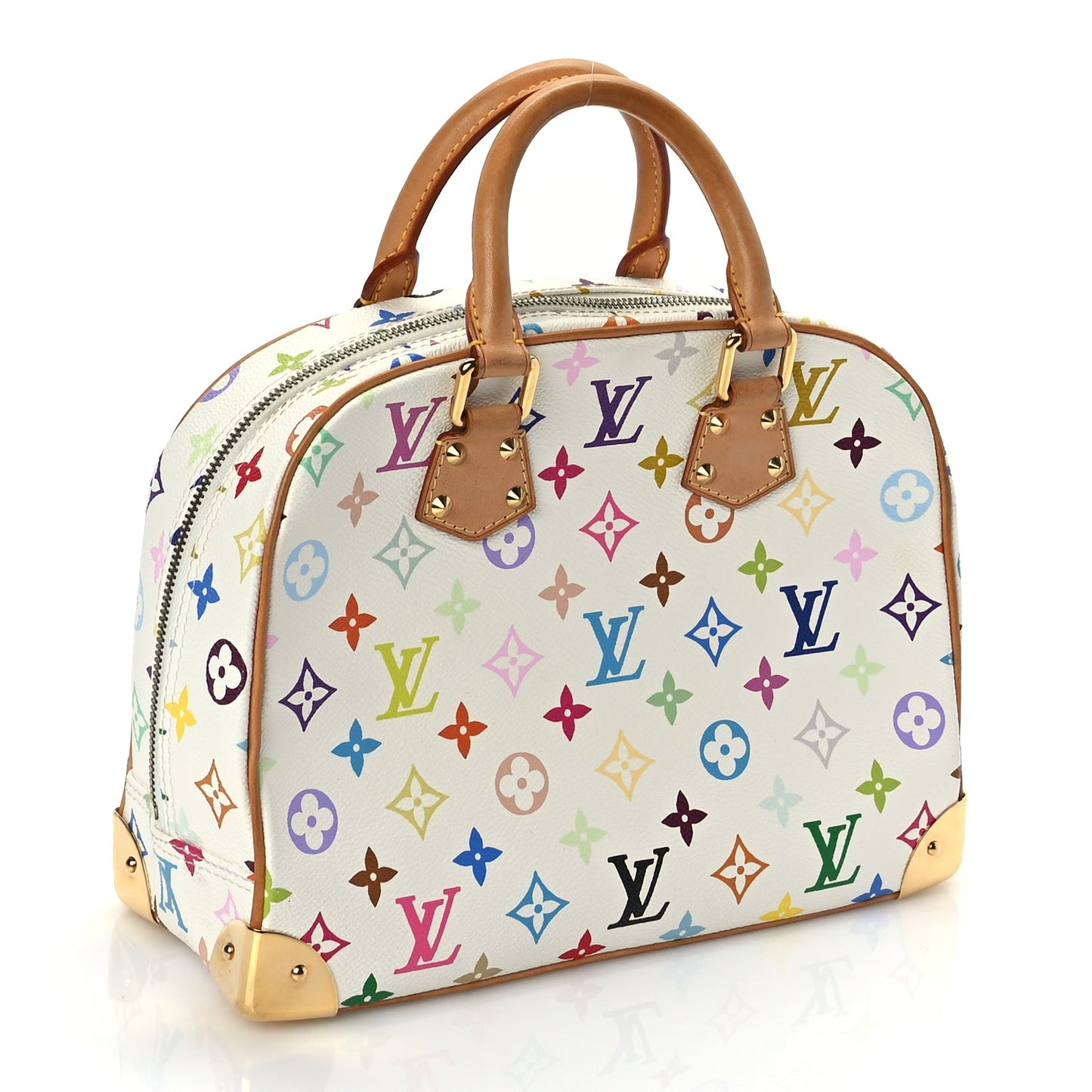 Louis Vuitton Monogram Multicolor Trouville White
