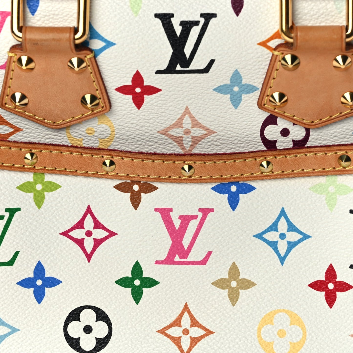 Louis Vuitton Monogram Multicolor Trouville White