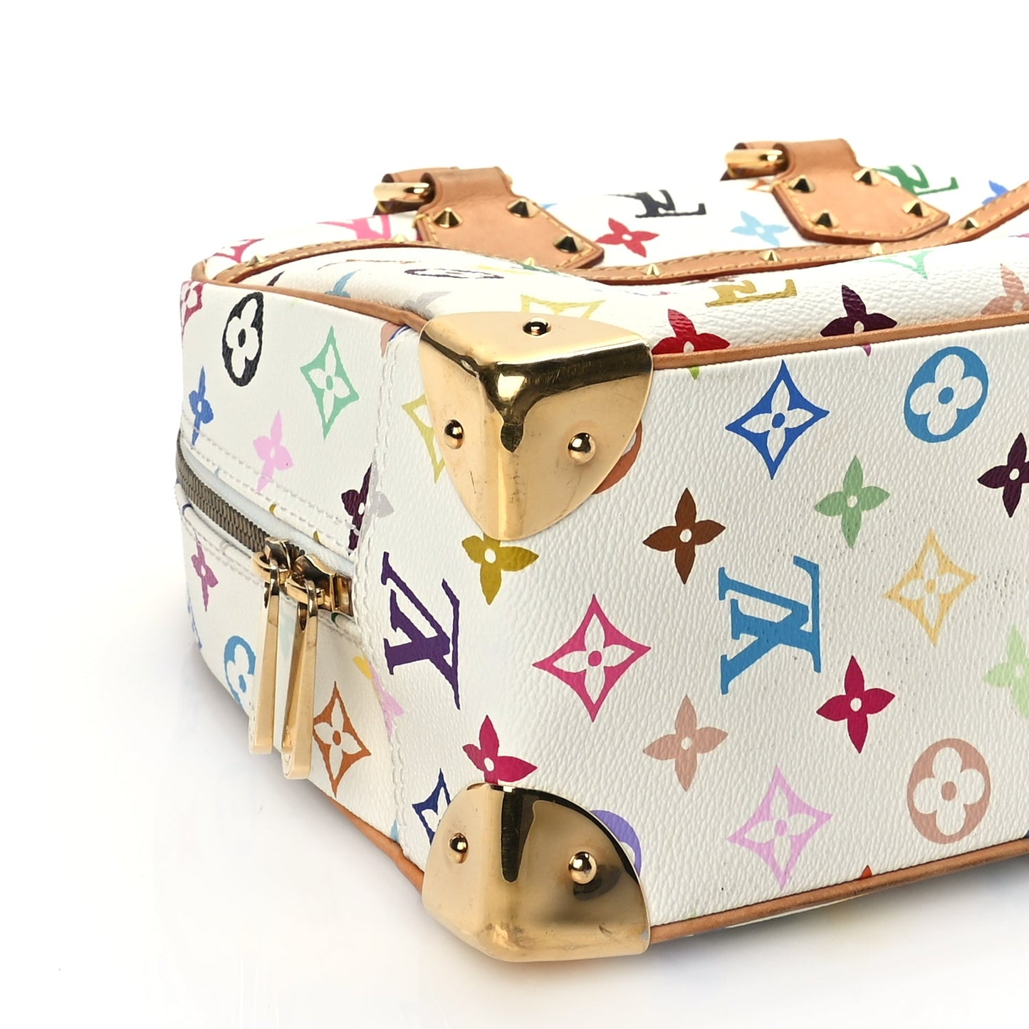 Louis Vuitton Monogram Multicolor Trouville White