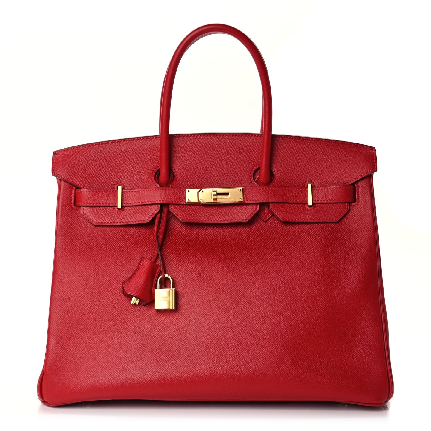 Hermes Epsom Birkin 35  Rouge Casaque