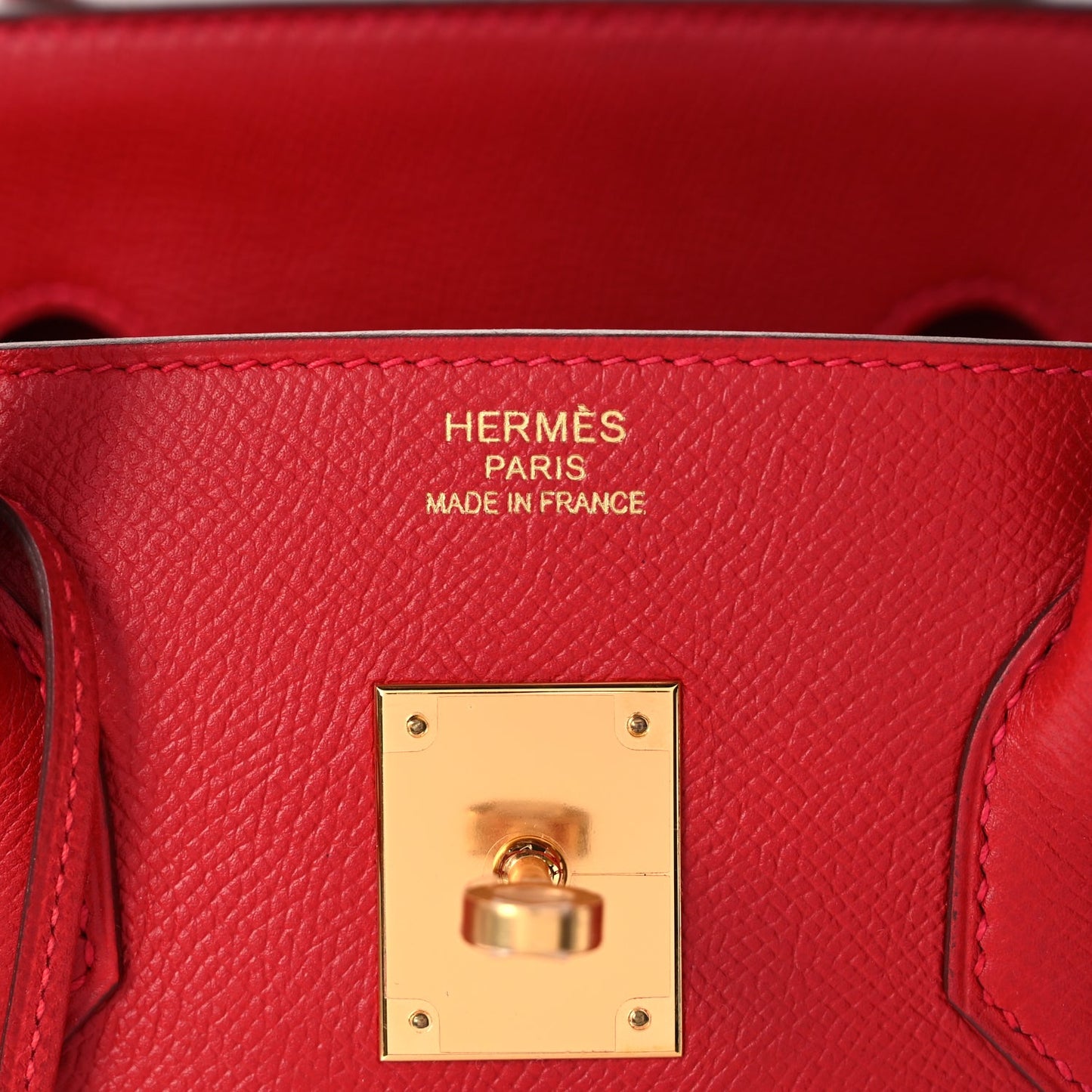 Hermes Epsom Birkin 35  Rouge Casaque