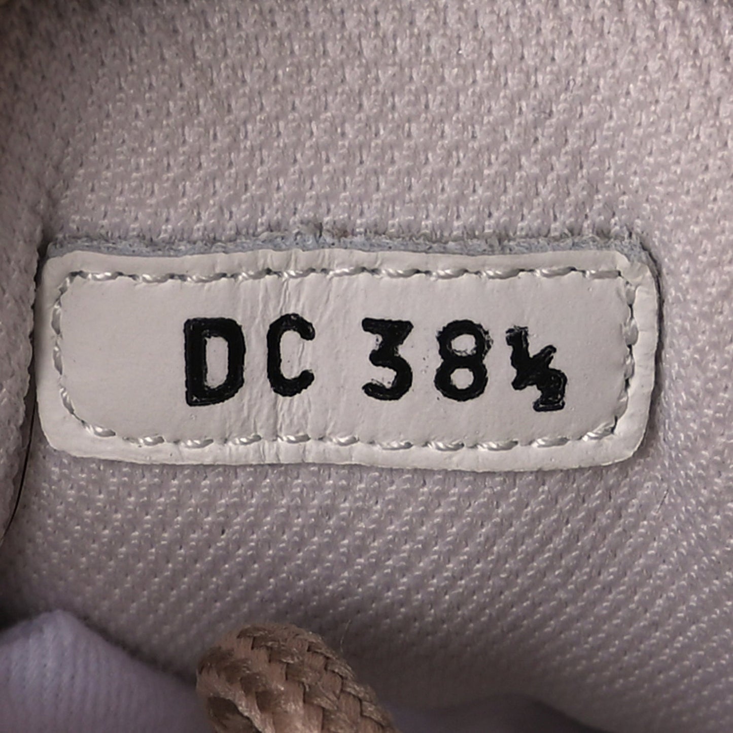 Christian Dior Suede Mesh Dior Chrono Sneakers 38.5 Beige