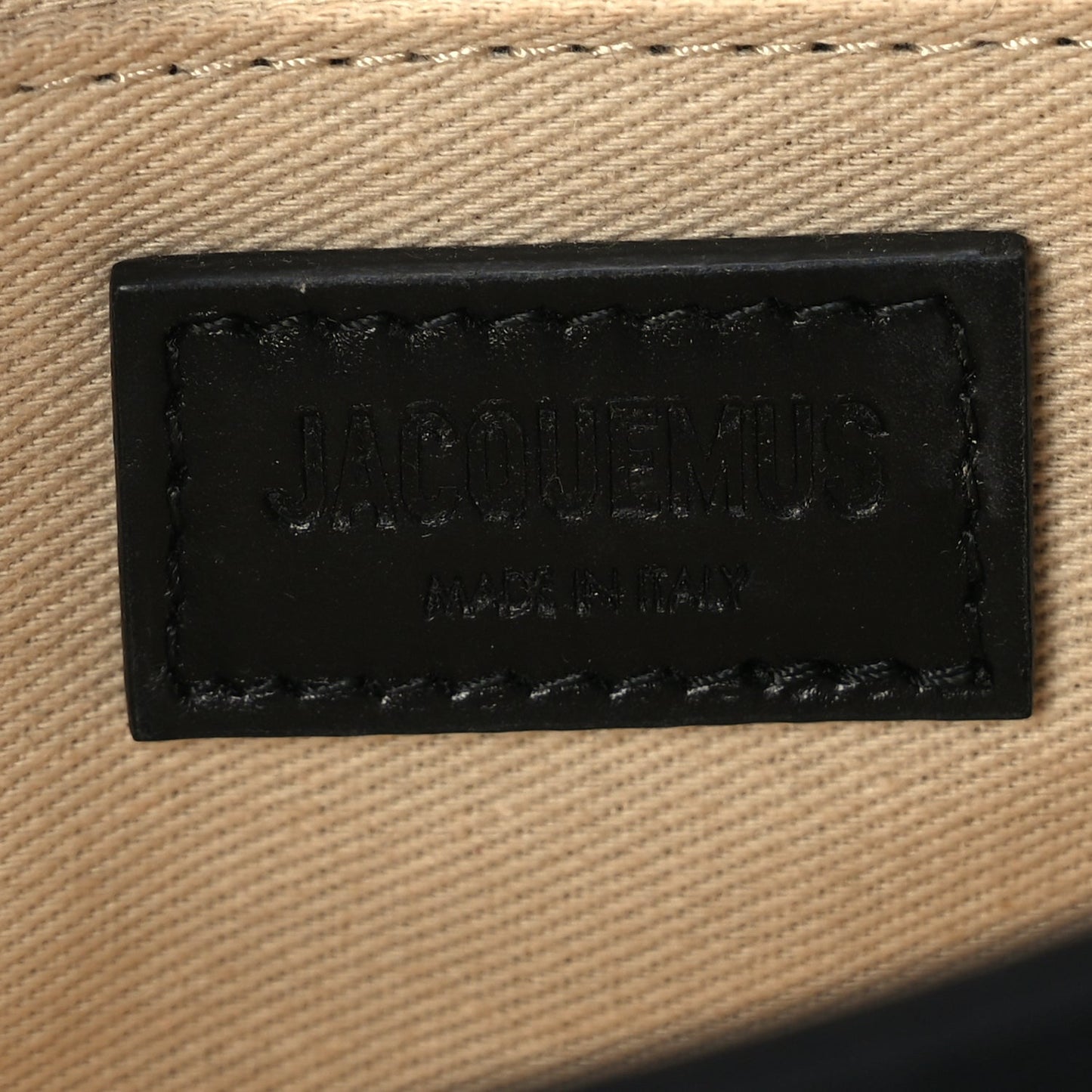 Jacquemus Taffeta Le Bisou Perle Black