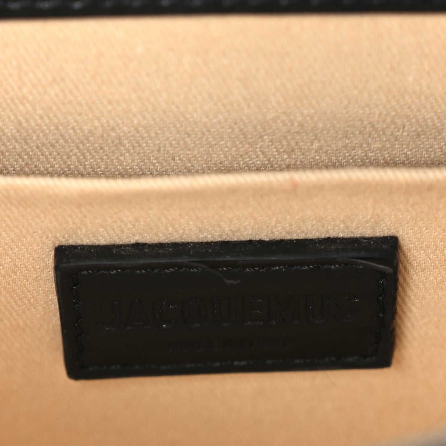 Jacquemus Smooth Calfskin Le Grand Chiquito  Black