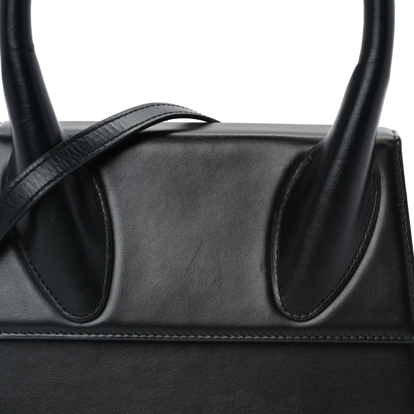 Jacquemus Smooth Calfskin Le Grand Chiquito  Black