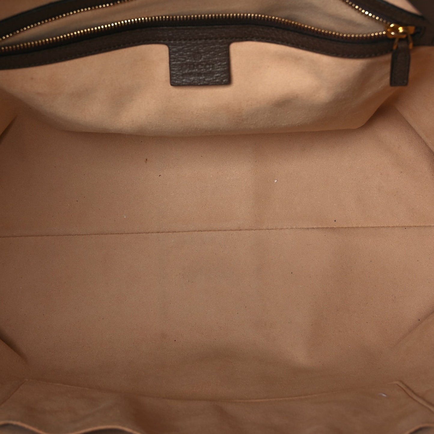 Gucci GG Supreme Monogram Textured Calfskin Web Medium Ophidia Shopping Tote  Beige Ebony New Acero